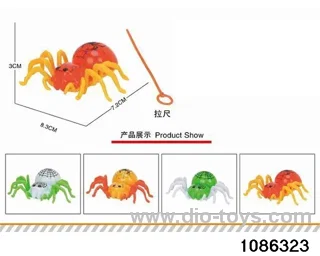 Ruler spiders in opp bag
