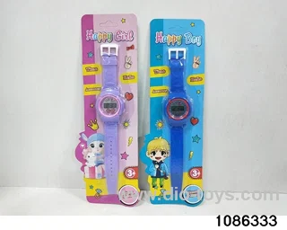 electronic watch in blister