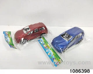 pull-back vehicle in opp bag