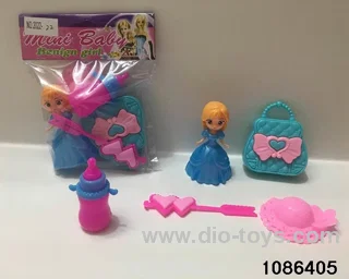 2.5 inch doll set in PVC bag