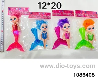 18cm Lighted Mermaid in Opp bag