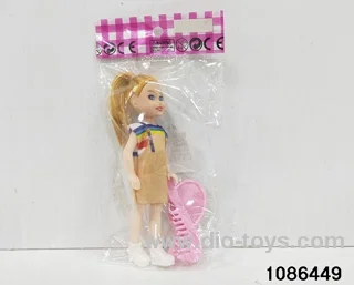 5 inch doll strap shoes in opp bag