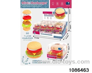 6.5cm mini-burger in display box