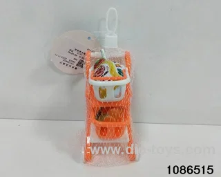 Double shopping trolley for desserts in Net bag