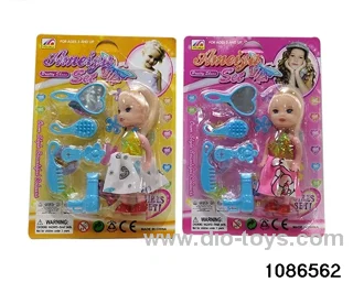 3 inch doll set in Blister card