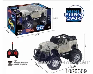 1:43 4ch rc car with light not included battery