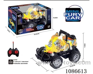 1:43 4ch rc car with light not included battery