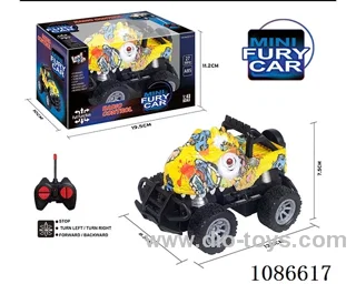 1:43 4ch rc car with light not included battery