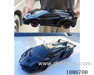 Lamborghini pure black inertial car
