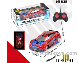 1:26 4ch rc car with light included battery