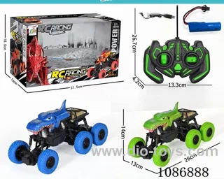 6 wheels Climbing Whale rc Car included battery