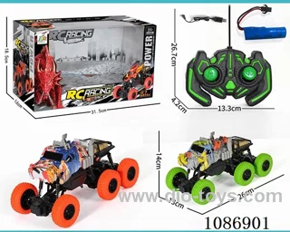 6 wheels Climbing Crocodile rc Car included battery