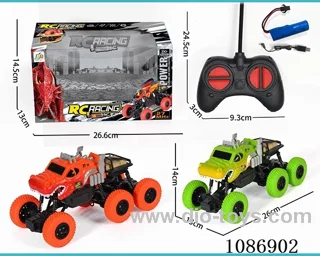 6 wheels Climbing Crocodile rc Car included battery