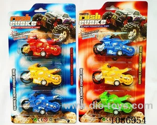 Pull back motorcycle in Blister card