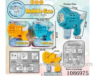 bubble gun toys withlight