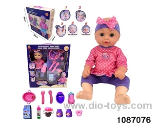 36CM doll set in window box