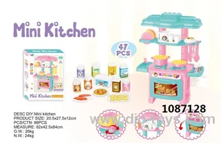 Mini kitchen in color box