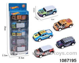 5pcs pull back car