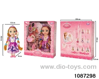 14 inch doll set W L/M in window box