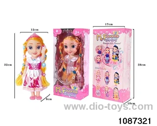 14 inch doll set W L/M in window box