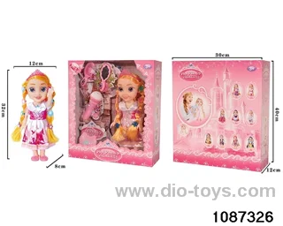 14 inch doll set W L/M in window box