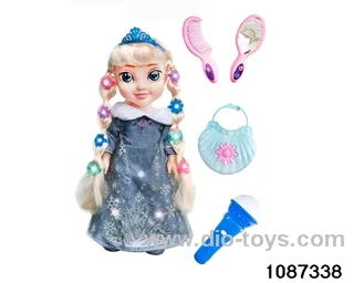 14 inch doll set W L/M in window box