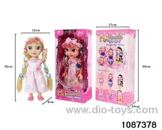 14 inch doll set W L/M in window box