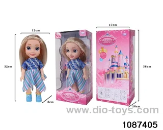 14 inch doll set W L/M in window box