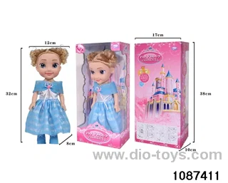 14 inch doll set W L/M in window box