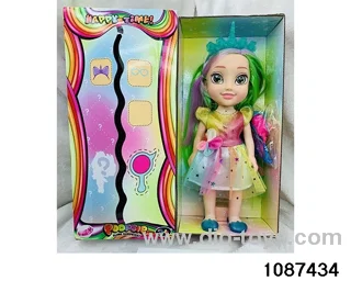 14 inch doll set W L/M in window box