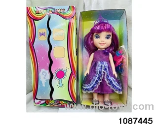 14 inch doll set W L/M in window box
