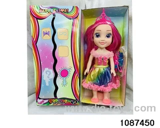 14 inch doll set W L/M in window box