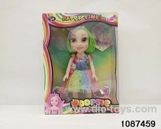 14 inch doll set W L/M in window box