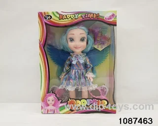14 inch doll set W L/M in window box