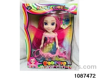 14 inch doll set W L/M in window box