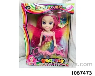 14 inch doll set W L/M in window box