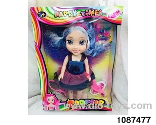 14 inch doll set W L/M in window box