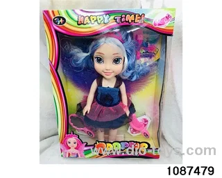 14 inch doll set W L/M in window box