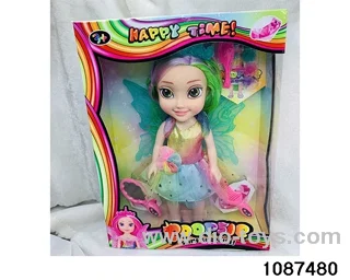 14 inch doll set W L/M in window box