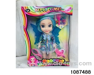 14 inch doll set W L/M in window box