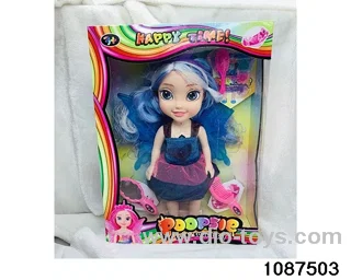 14 inch doll set W L/M in window box