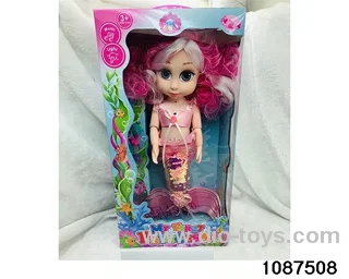 14 inch doll set W L/M in window box