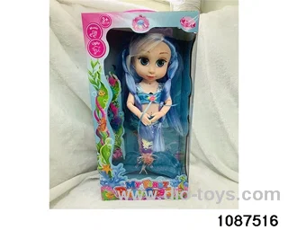 14 inch doll set W L/M in window box