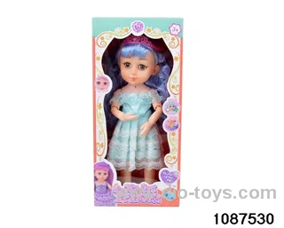 14 inch doll set W L/M in window box