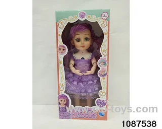 14 inch doll set W L/M in window box