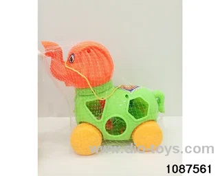 Puzzle Block Elephant in Net bag