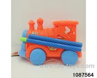 Puzzle Building Blocks Locomotive in Net bag