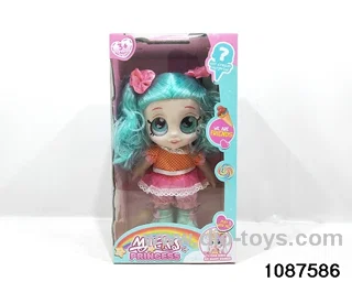 Dolls with four barrels in window box