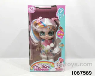 Dolls with four barrels in window box