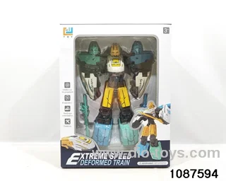 3-in-1 Transformer Patchwork Car in window box